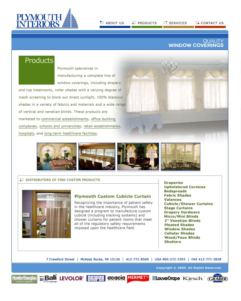 products page